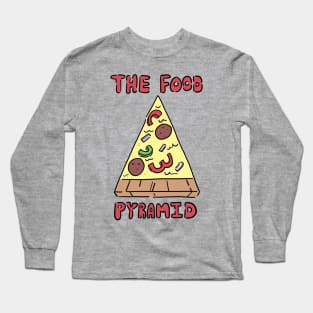 The Food Pyramid Long Sleeve T-Shirt